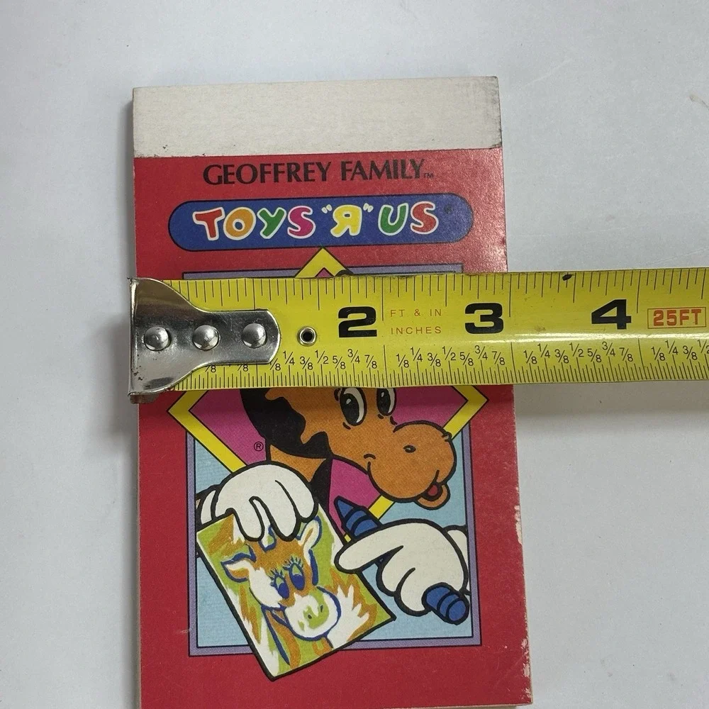 Vintage Toys R Us Notepad Writing Pad Lot Geoffrey Family 3